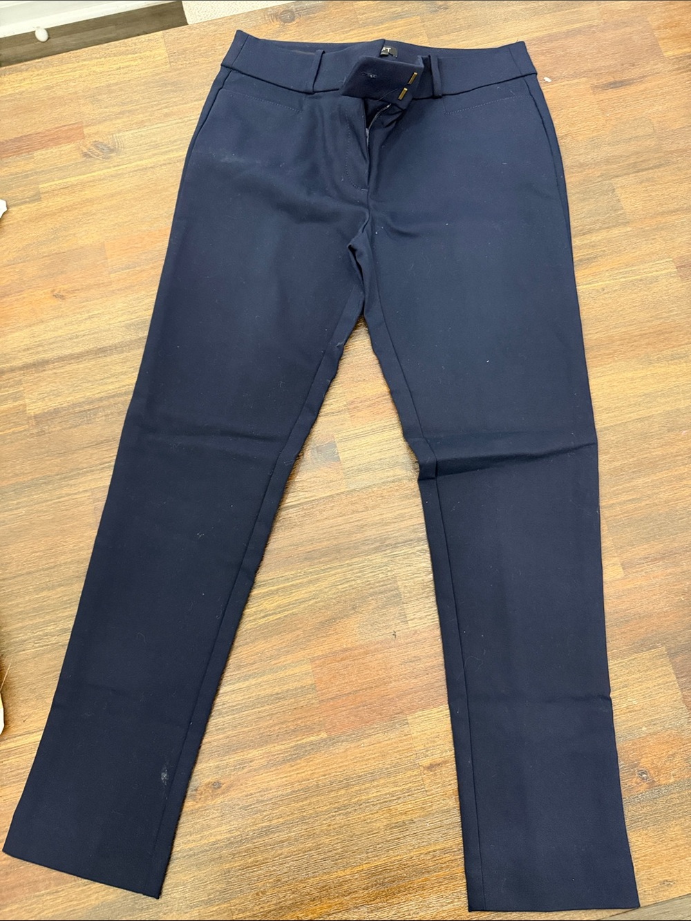 LOFT Navy Straight Dress Pants
